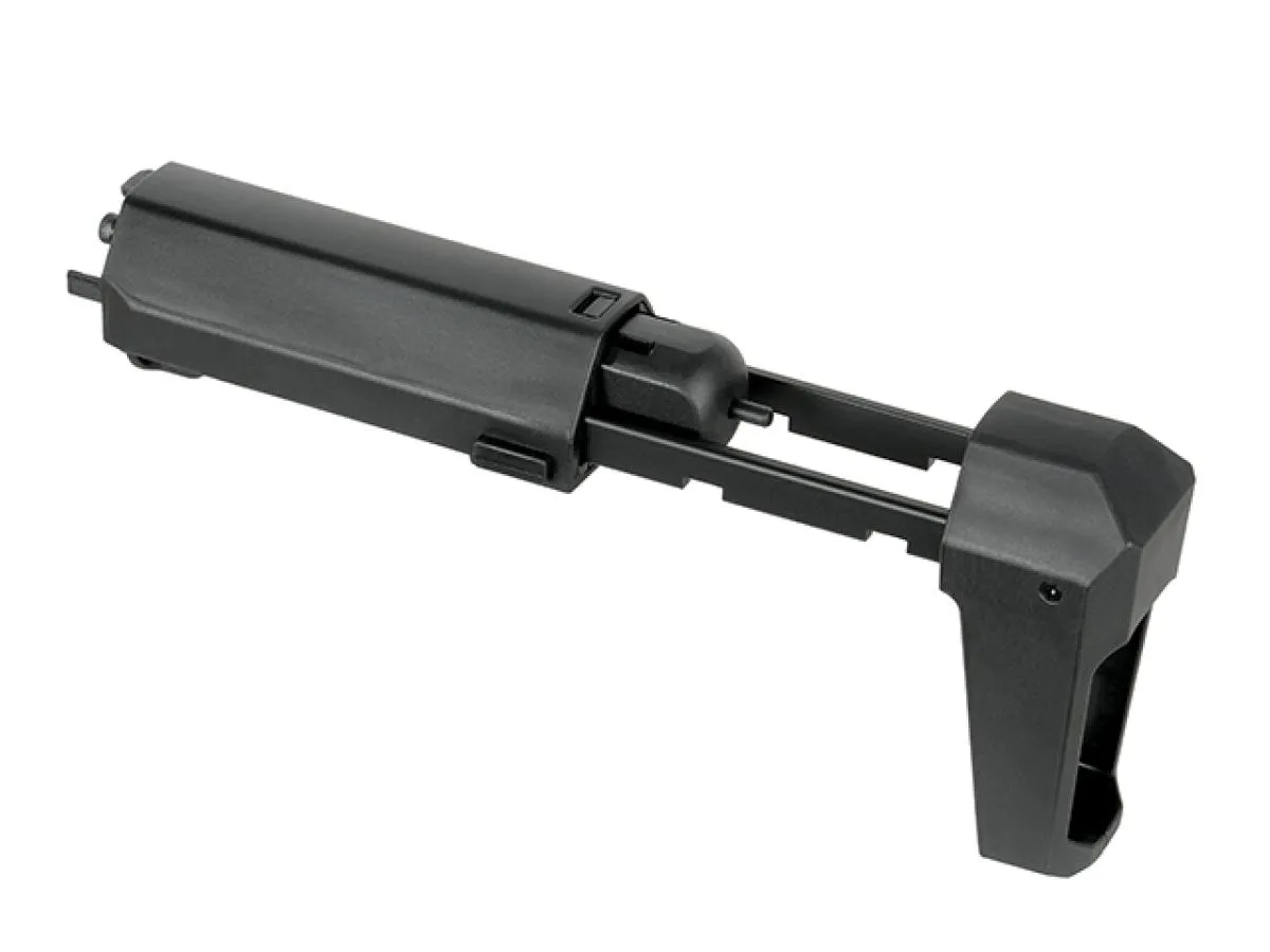 Telescopic PDW stock for AR15/M4 Rifle - Black [Double Eagle]